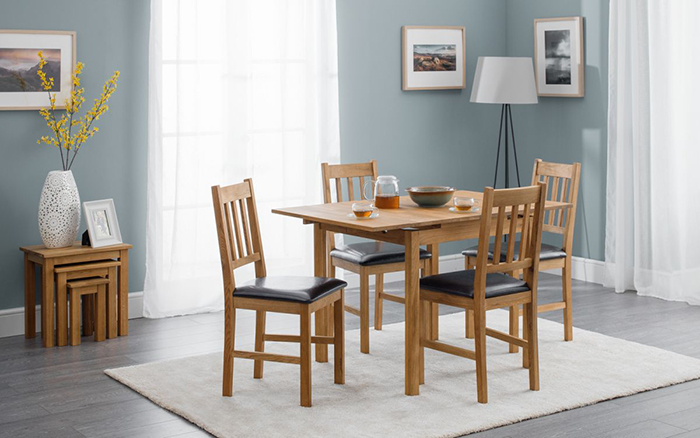 Coxmoor Extending Dining Set (4 Chairs) - Click Image to Close